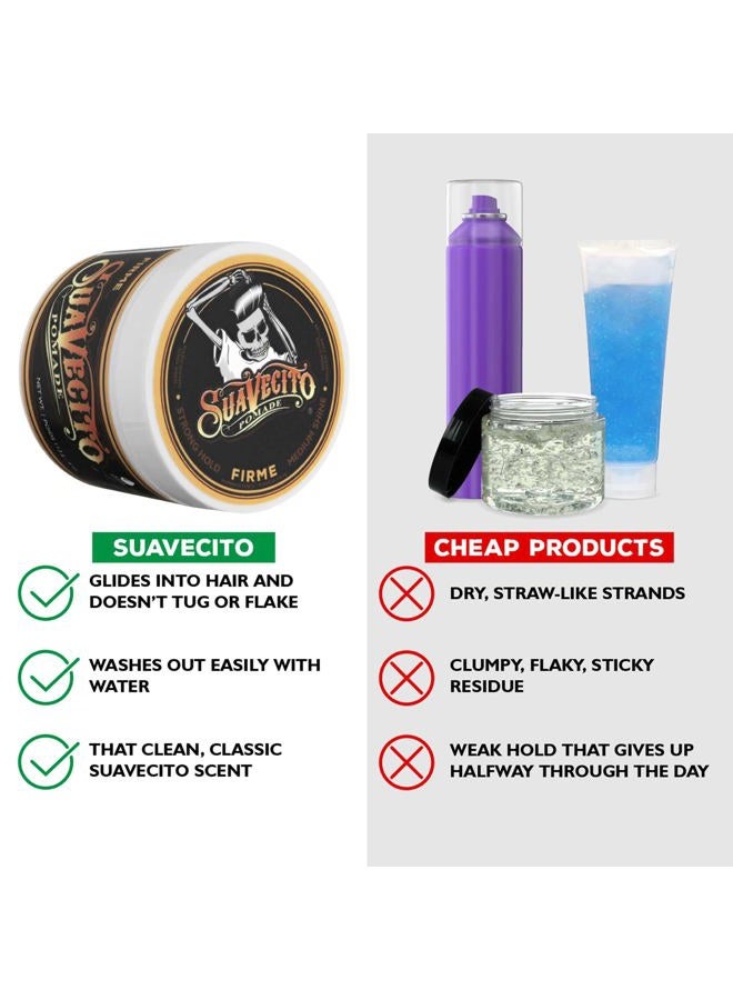 SUAVECITO Pomade Firme (Strong) Hold 4 oz (Pack of 3) - Image 3